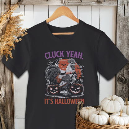 Physical Item Adult T-shirt / XS / Black Cluck Yeah It's Halloween Shirt