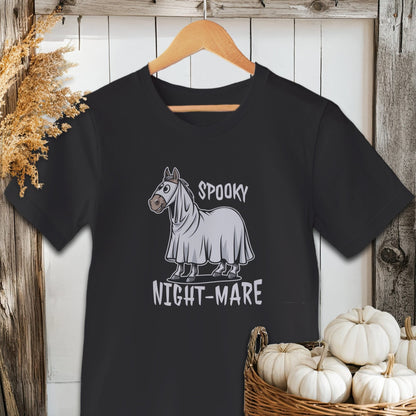 Physical Item Adult T-shirt / XS / Black Spooky Nightmare Halloween Shirt