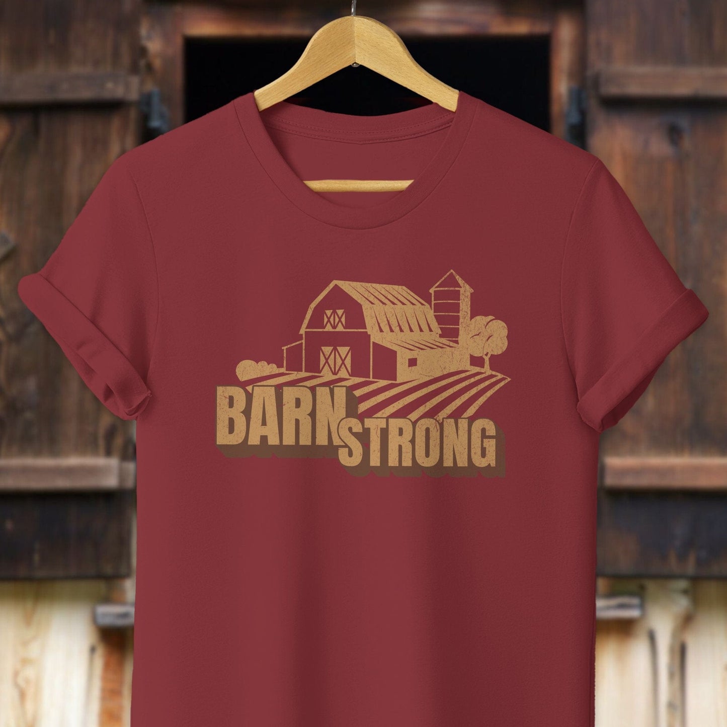 Physical Item Adult T-Shirt / XS / Cardinal Barn Strong Shirt