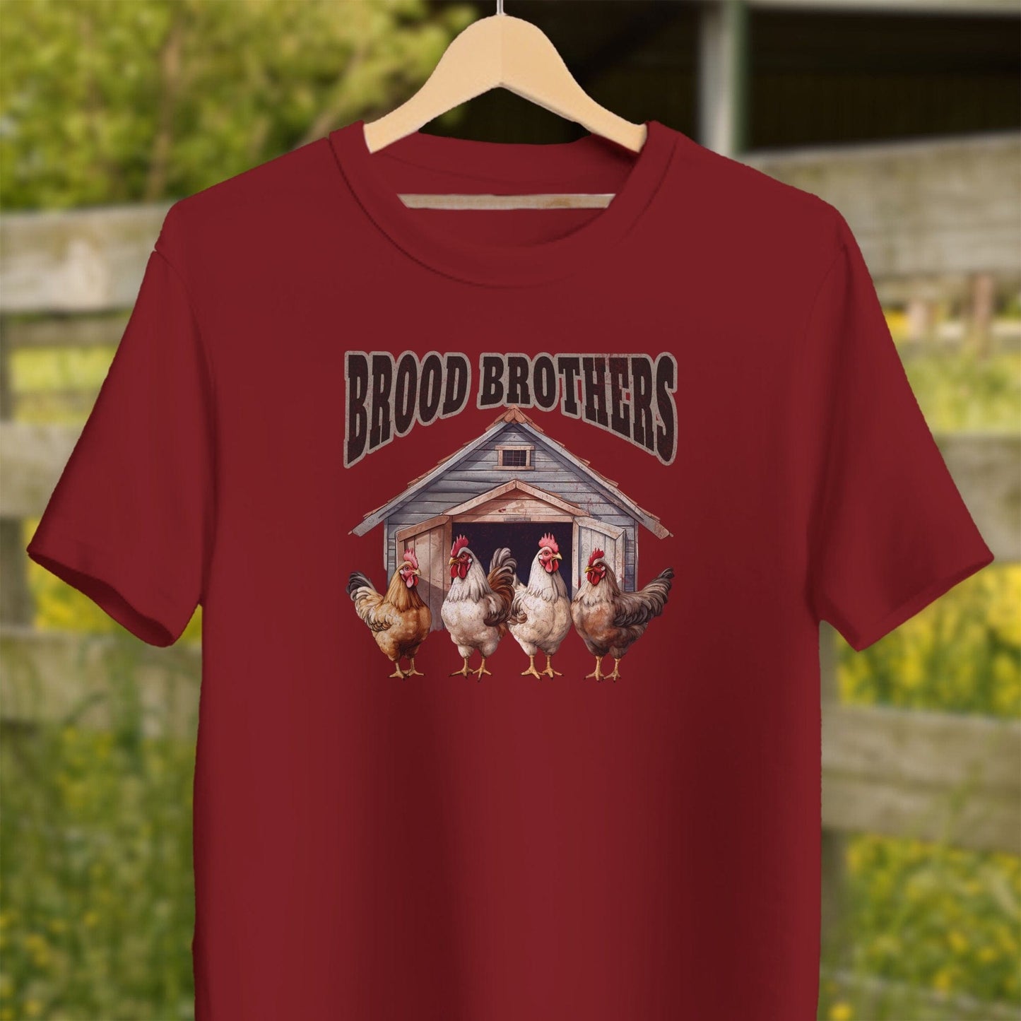 Physical Item Adult T-Shirt / XS / Cardinal Brood Brothers Shirt