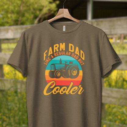 Physical Item Adult T-Shirt / XS / Dark Olive Farm Dad Shirt