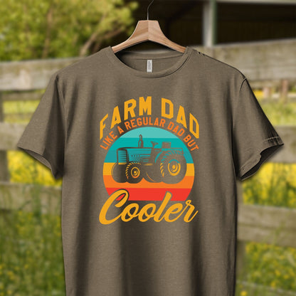 Physical Item Adult T-Shirt / XS / Heather Olive Farm Dad Shirt