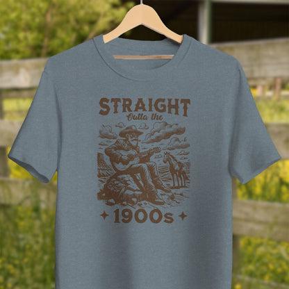 Physical Item Adult T-Shirt / XS / Heather Slate Straight Outta The 1900s Shirt