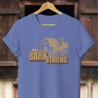 Physical Item Adult T-Shirt / XS / Heather True Royal Barn Strong Shirt