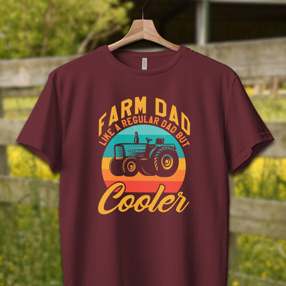 Physical Item Adult T-Shirt / XS / Maroon Farm Dad Shirt