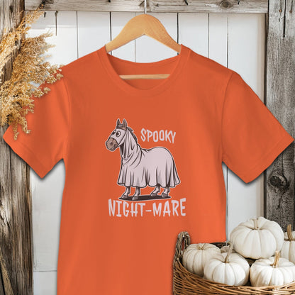 Physical Item Adult T-shirt / XS / Orange Spooky Nightmare Halloween Shirt