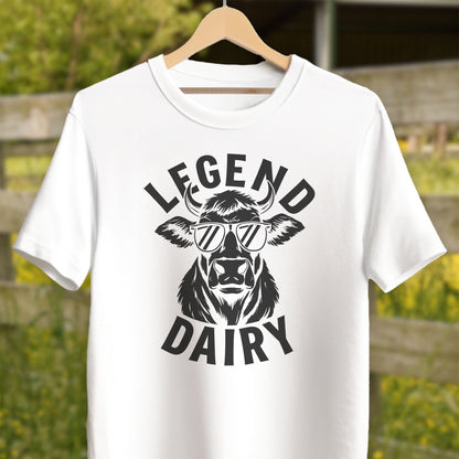 Physical Item Adult T-Shirt / XS / White Legend Dairy Shirt