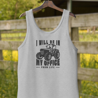 Physical Item Adult Tank Top / XS / Athletic Heather I Will Be In My Office Shirt