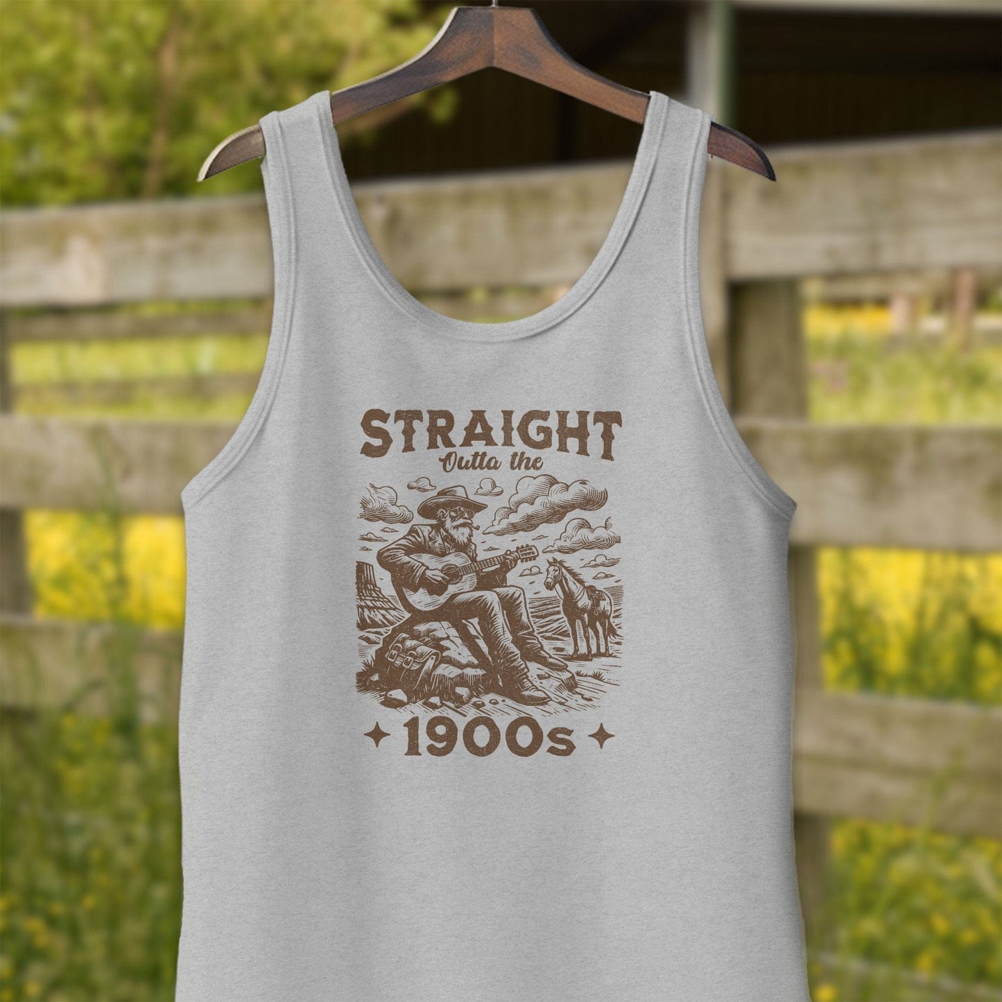 Physical Item Adult Tank Top / XS / Athletic Heather Straight Outta The 1900s Shirt