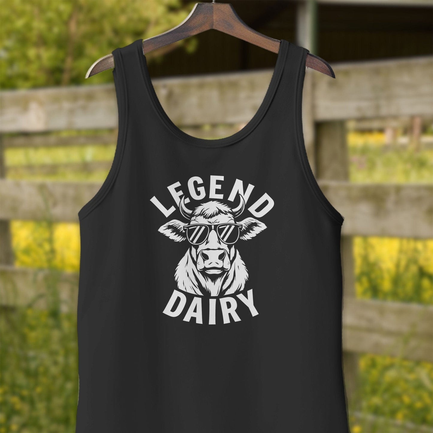 Physical Item Adult Tank Top / XS / Black Legend Dairy Shirt