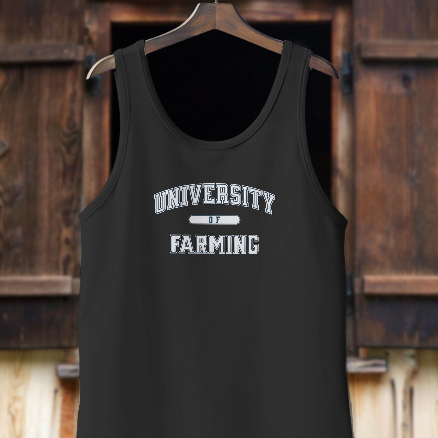 Physical Item Adult Tank Top / XS / Black University Of Farming Shirt