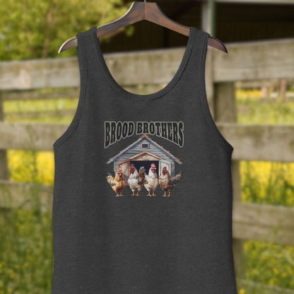 Physical Item Adult Tank Top / XS / Dark Gray Heather Brood Brothers Shirt