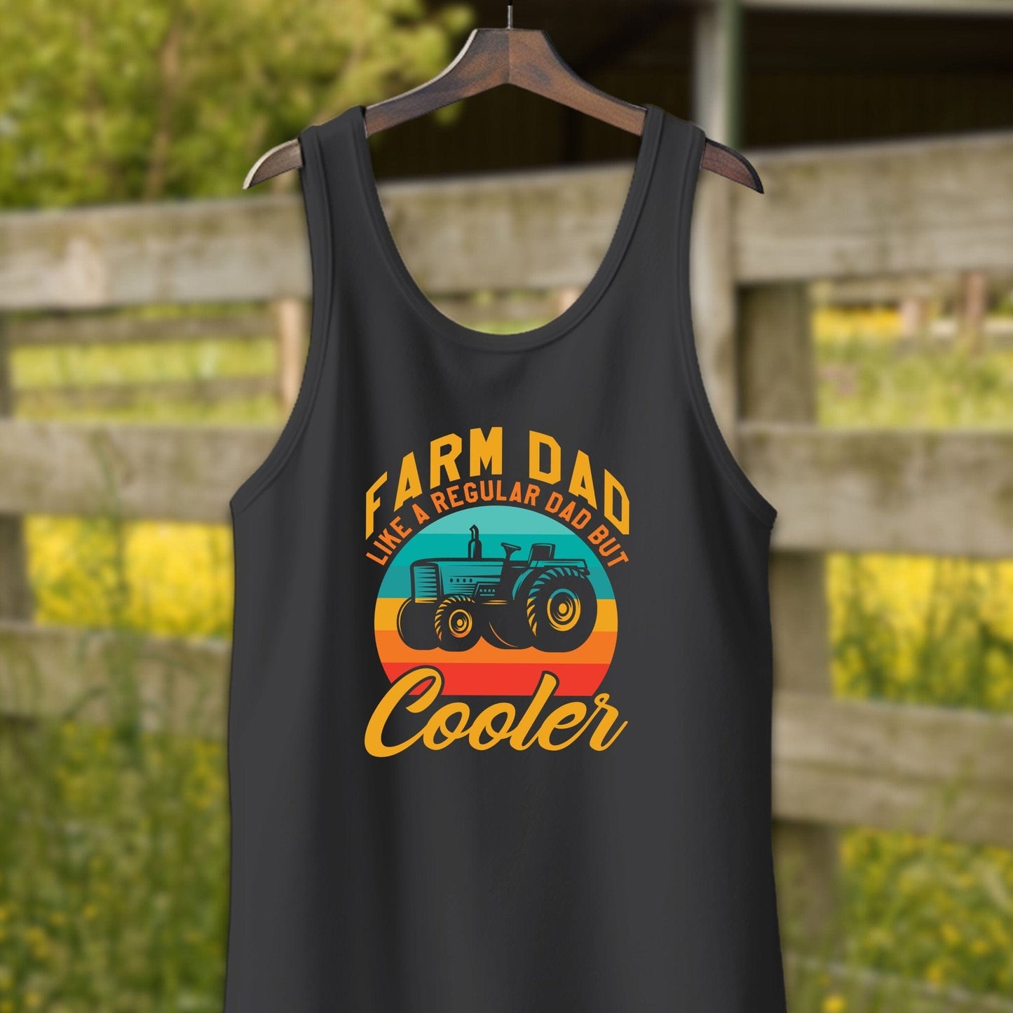 Physical Item Adult Tank Top / XS / Dark Grey Farm Dad Shirt