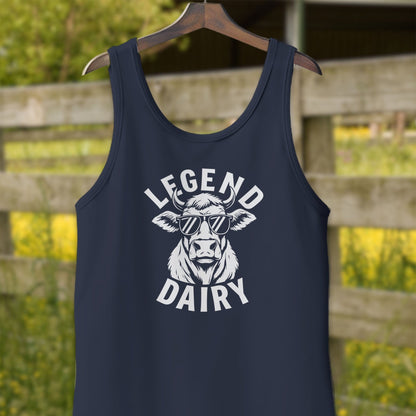 Physical Item Adult Tank Top / XS / Navy Legend Dairy Shirt