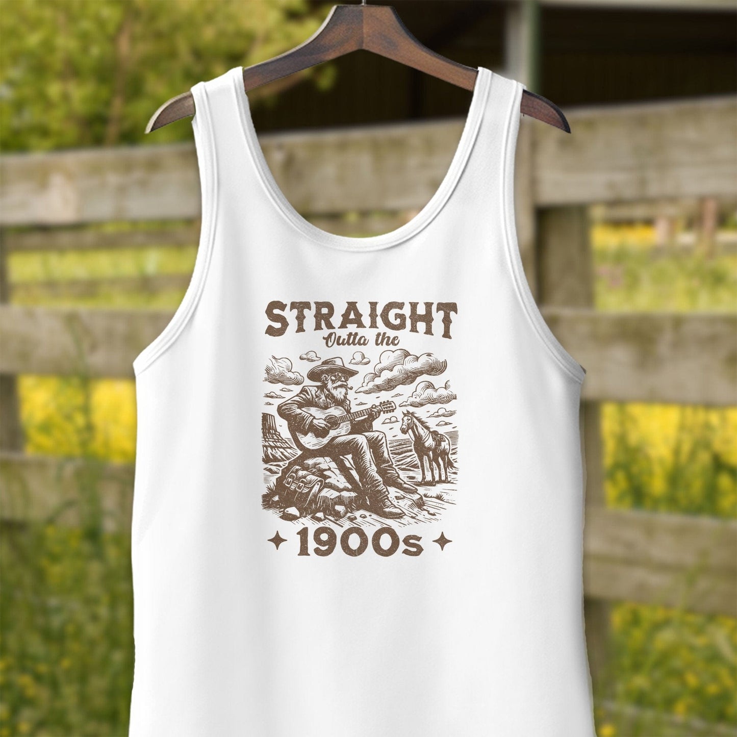 Physical Item Adult Tank Top / XS / White Straight Outta The 1900s Shirt