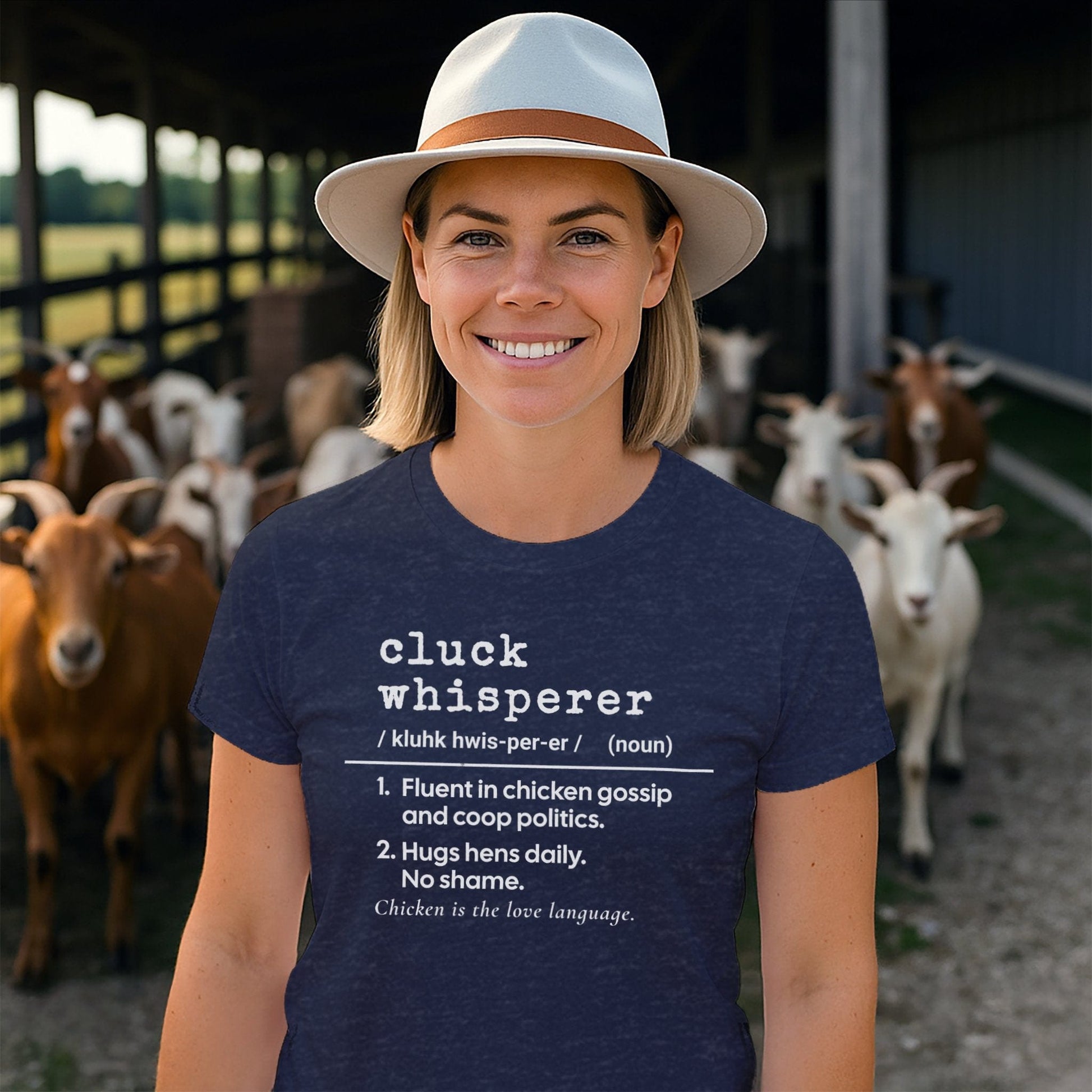 Physical Item Cluck Whisperer Definition T-shirt