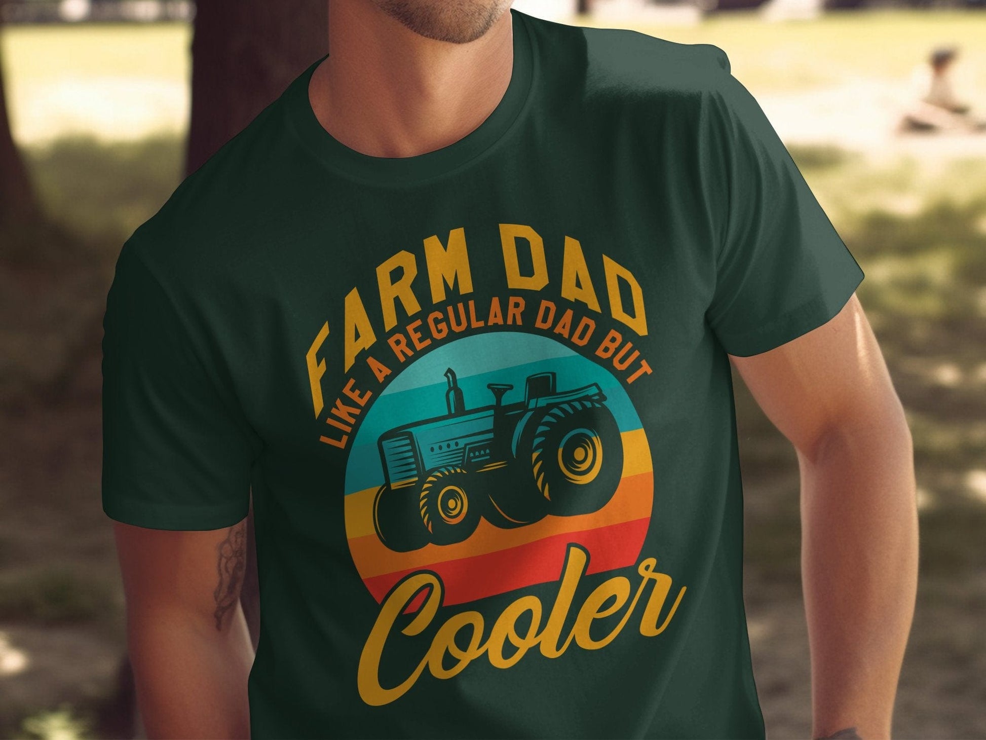 Physical Item Farm Dad Shirt