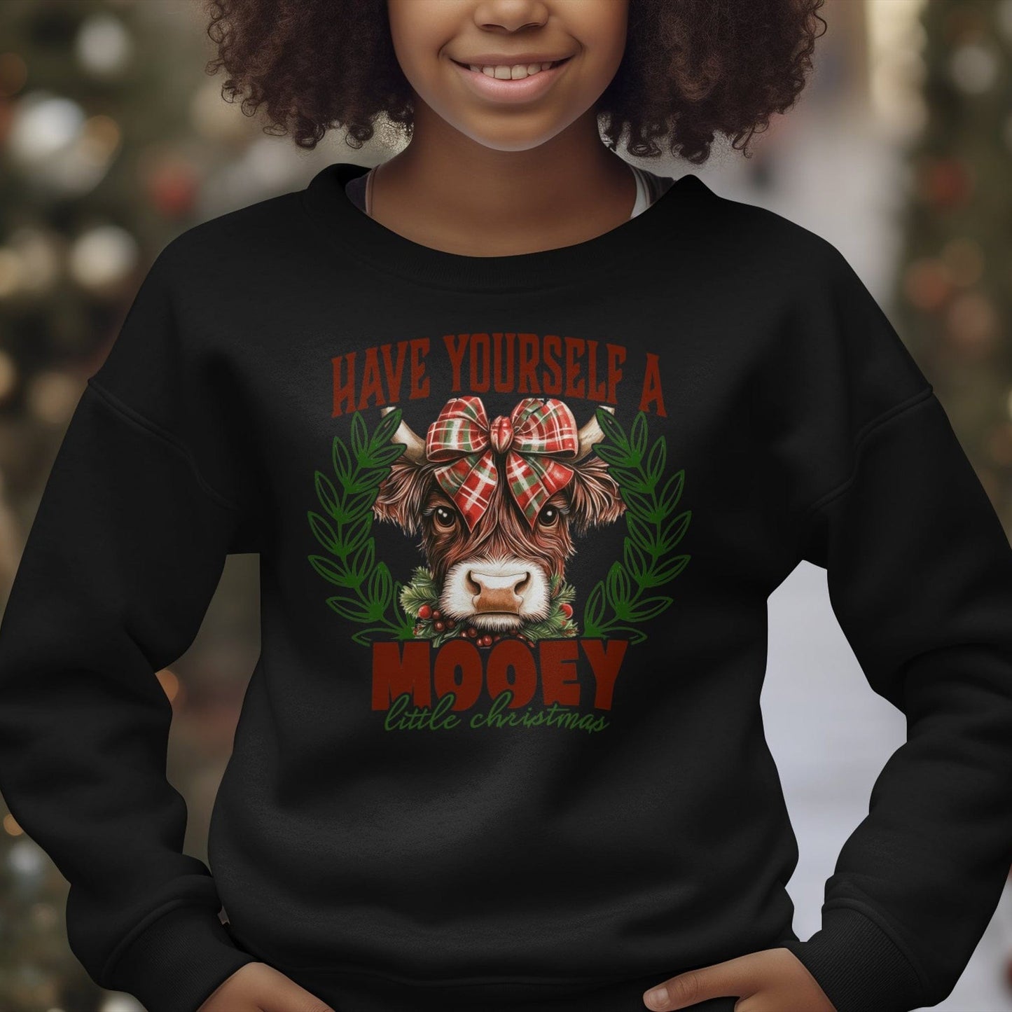 Physical Item Mooey Little Christmas Youth Shirt