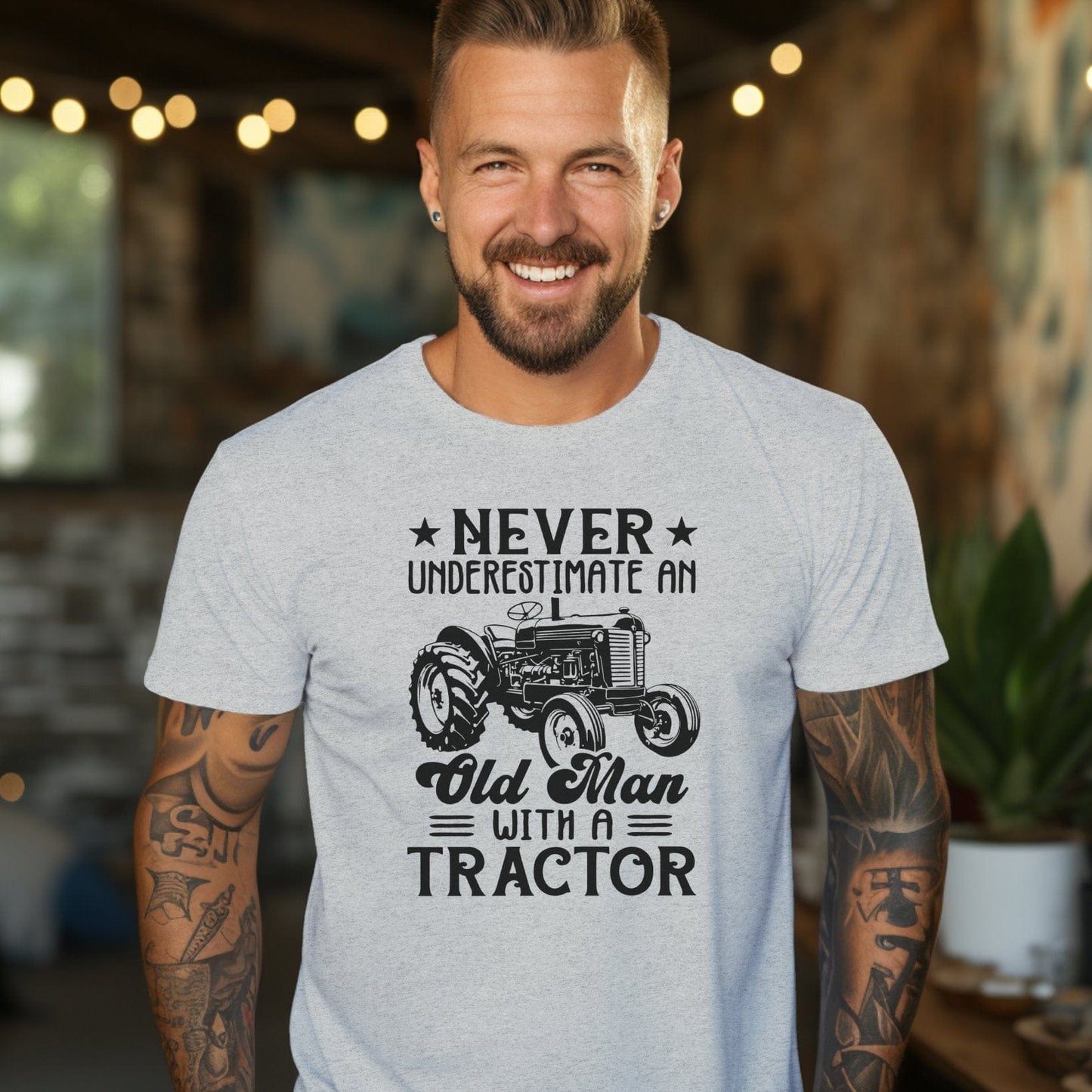 Physical Item Never Underestimate an Old Man Shirt