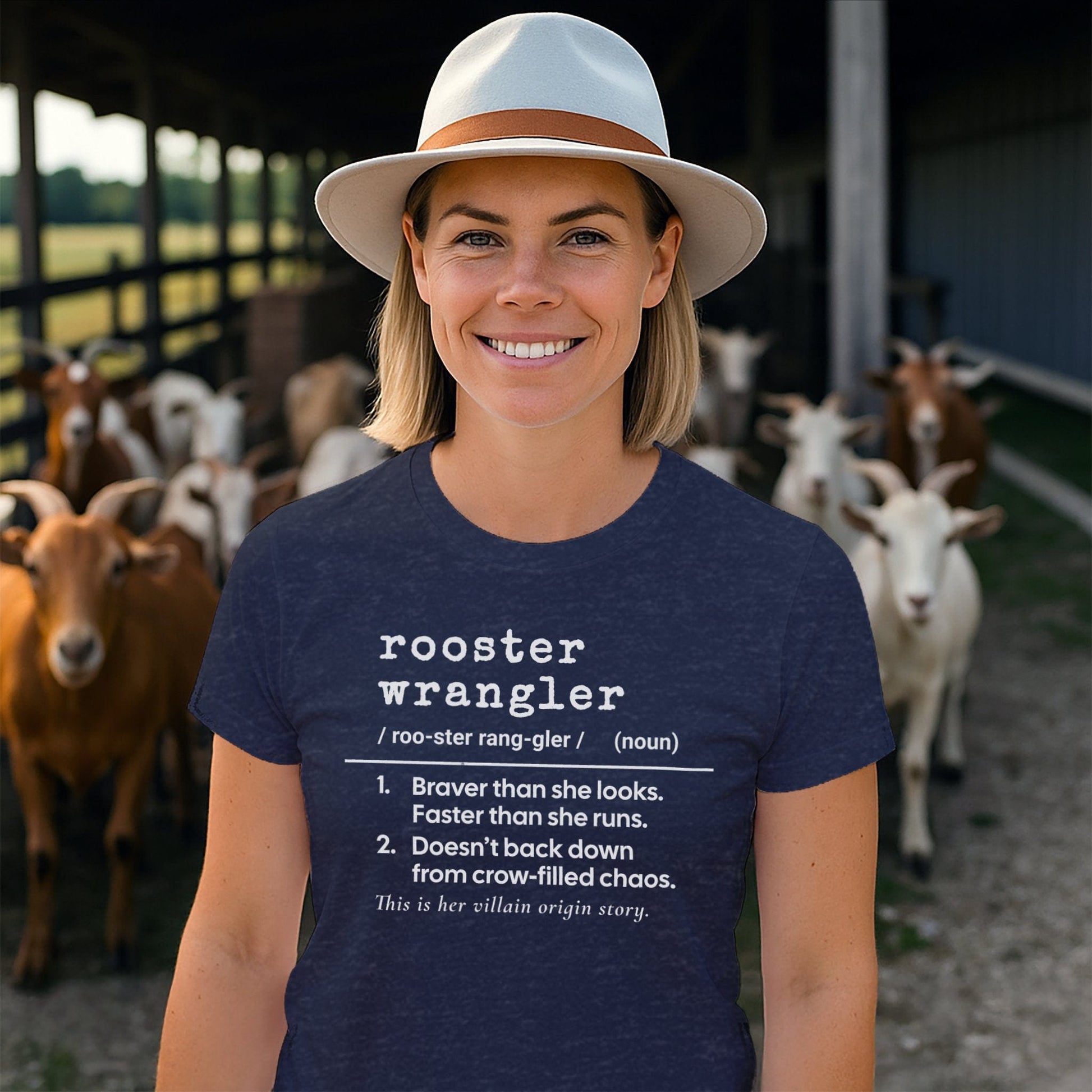 Physical Item Rooster Wrangler Definition T-shirt
