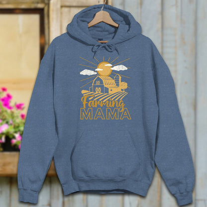 Physical Item S / Heather Sport Dark Navy Farming Mama Hoodie