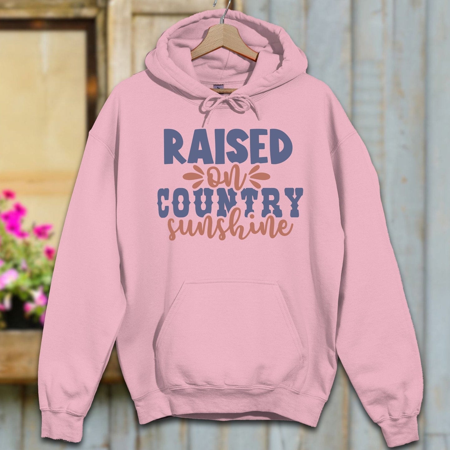 Physical Item S / Light Pink Raised on Country Sunshine Hoodie