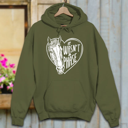 Physical Item S / Military Green It Wasn't a Phase Hoodie