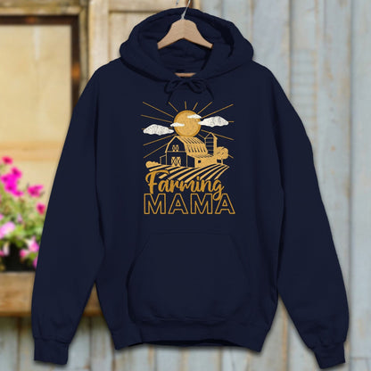 Physical Item S / Navy Farming Mama Hoodie