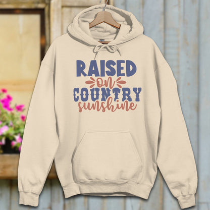 Physical Item S / Sand Raised on Country Sunshine Hoodie