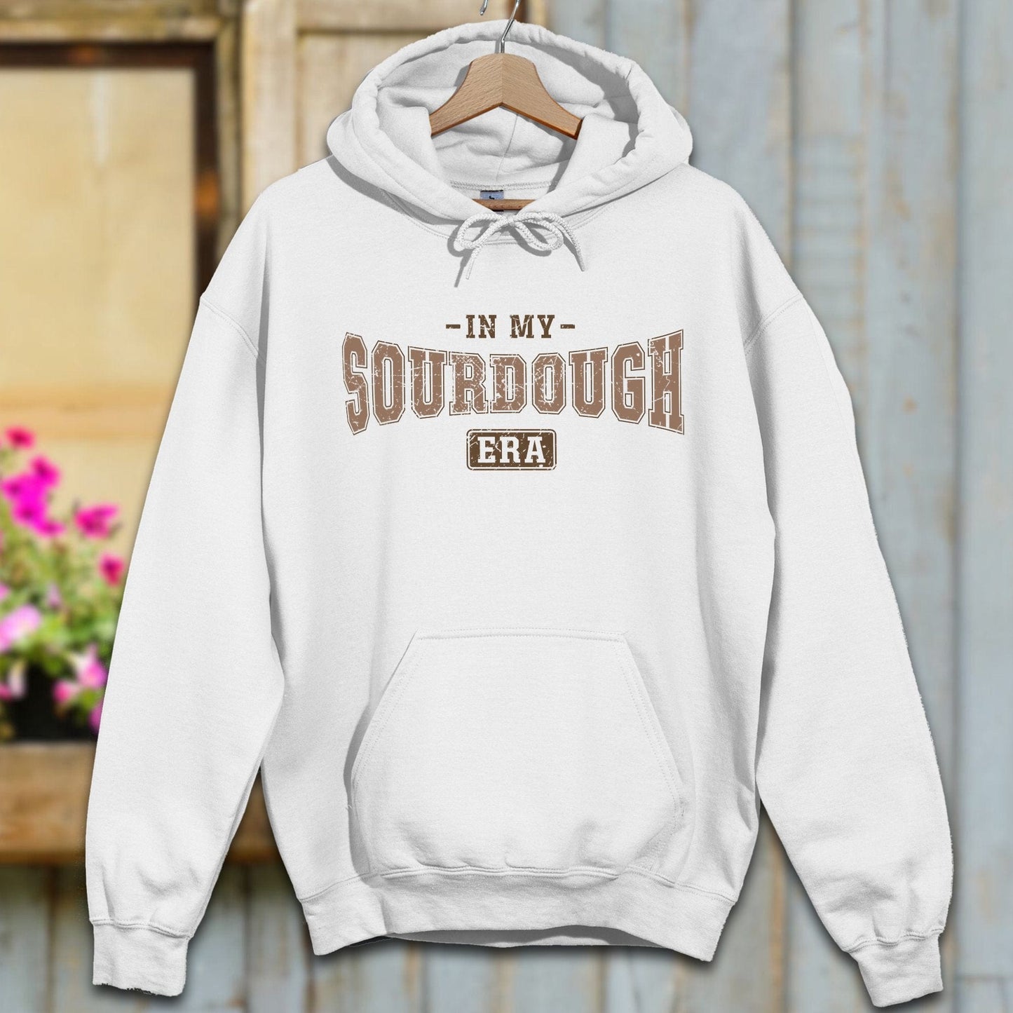 Physical Item S / White In My Sourdough Era Hoodie