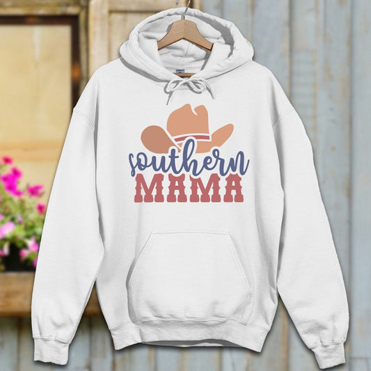 Physical Item S / White Southern Mama Hoodie