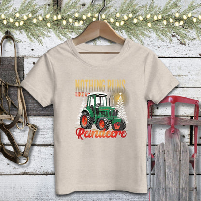 Physical Item Toddler T-shirt / 2T / Heather Dust Nothing Runs Like A Reindeere Youth Shirt