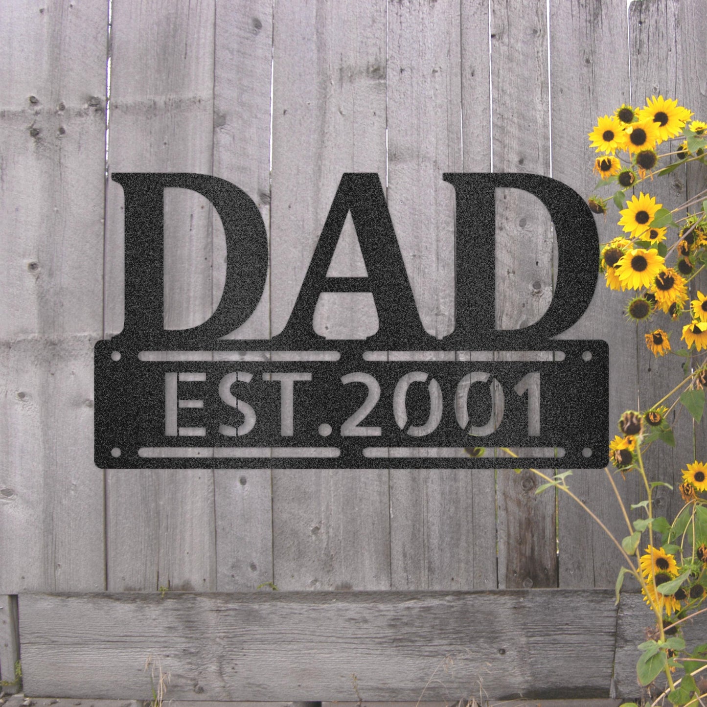 Steel Sign Custom Father's Day Metal Art Sign