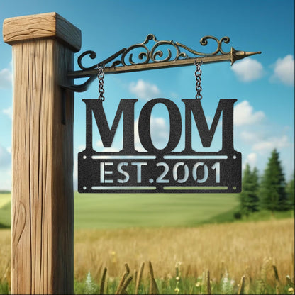 Steel Sign Custom Mother's Day Plaque Metal Art Sign