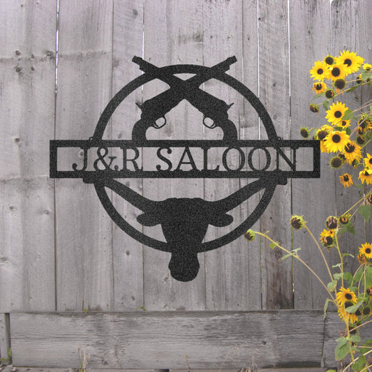 Steel Sign Custom Saloon Metal Art Sign