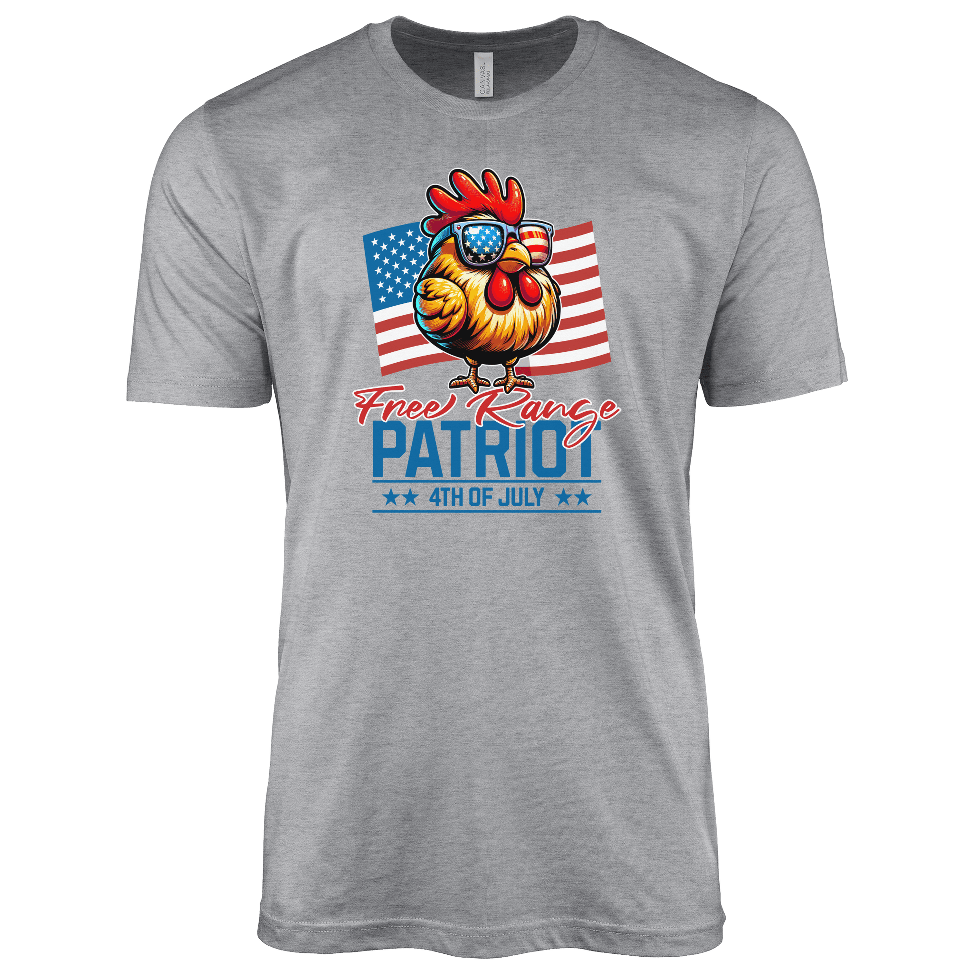 T-Shirt Free Range Patriot 4th of July Shirt