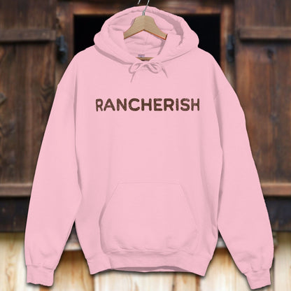 Unisex Hoodie Adult Hoodie / Light Pink / S Rancherish Hoodie