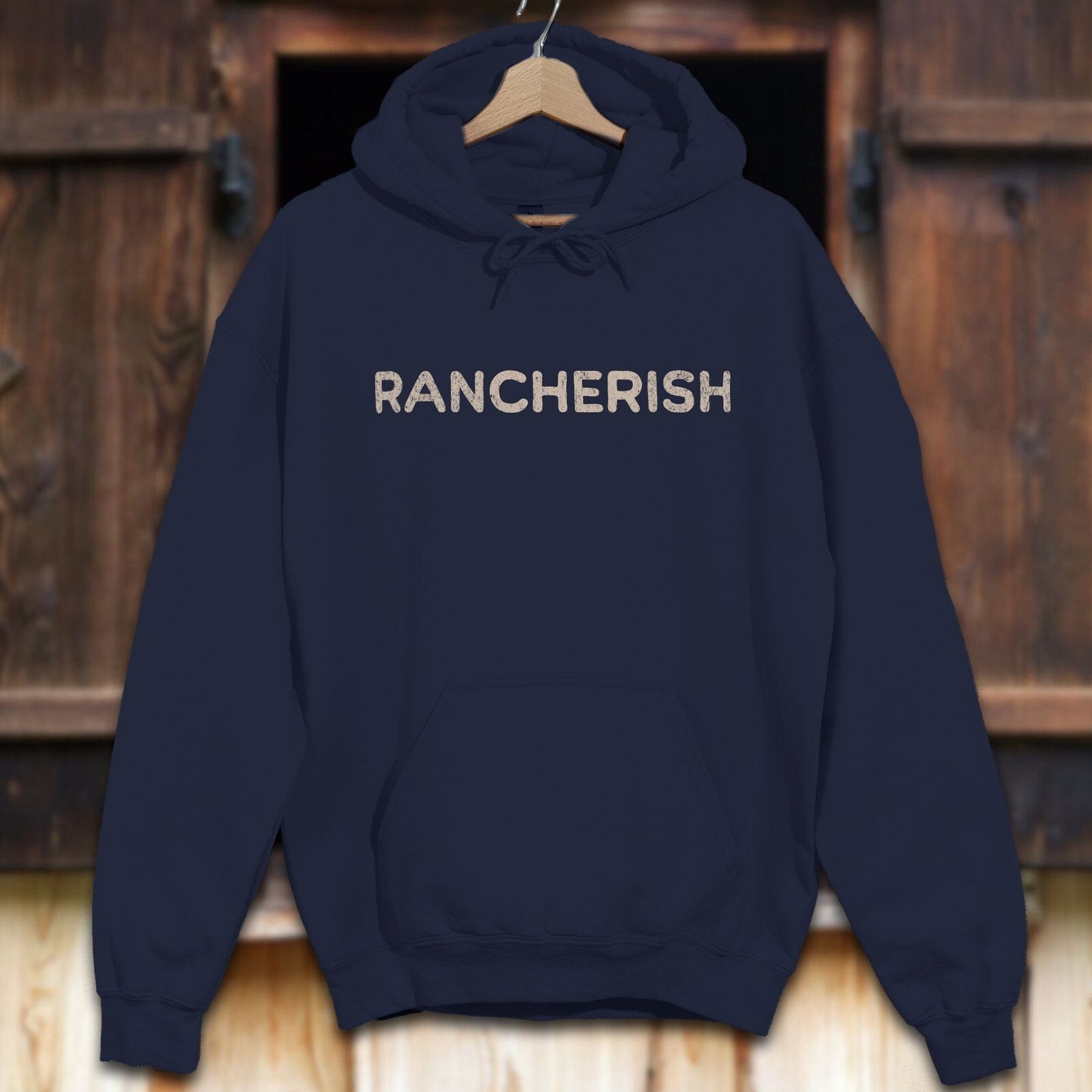 Unisex Hoodie Adult Hoodie / Navy / S Rancherish Hoodie