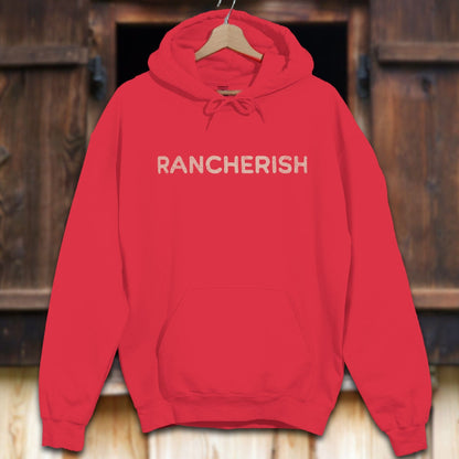 Unisex Hoodie Adult Hoodie / Red / S Rancherish Hoodie