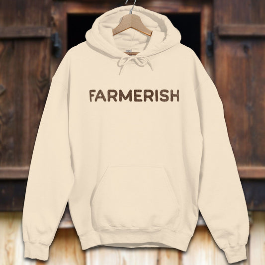 Unisex Hoodie Adult Hoodie / Sand / S Farmerish Hoodie