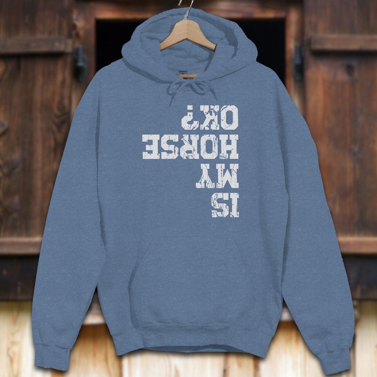 Unisex Hoodie Heather Navy / S Is My Horse OK Hoodie