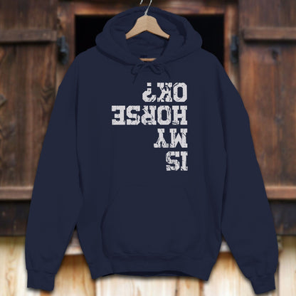 Unisex Hoodie Navy / S Is My Horse OK Hoodie