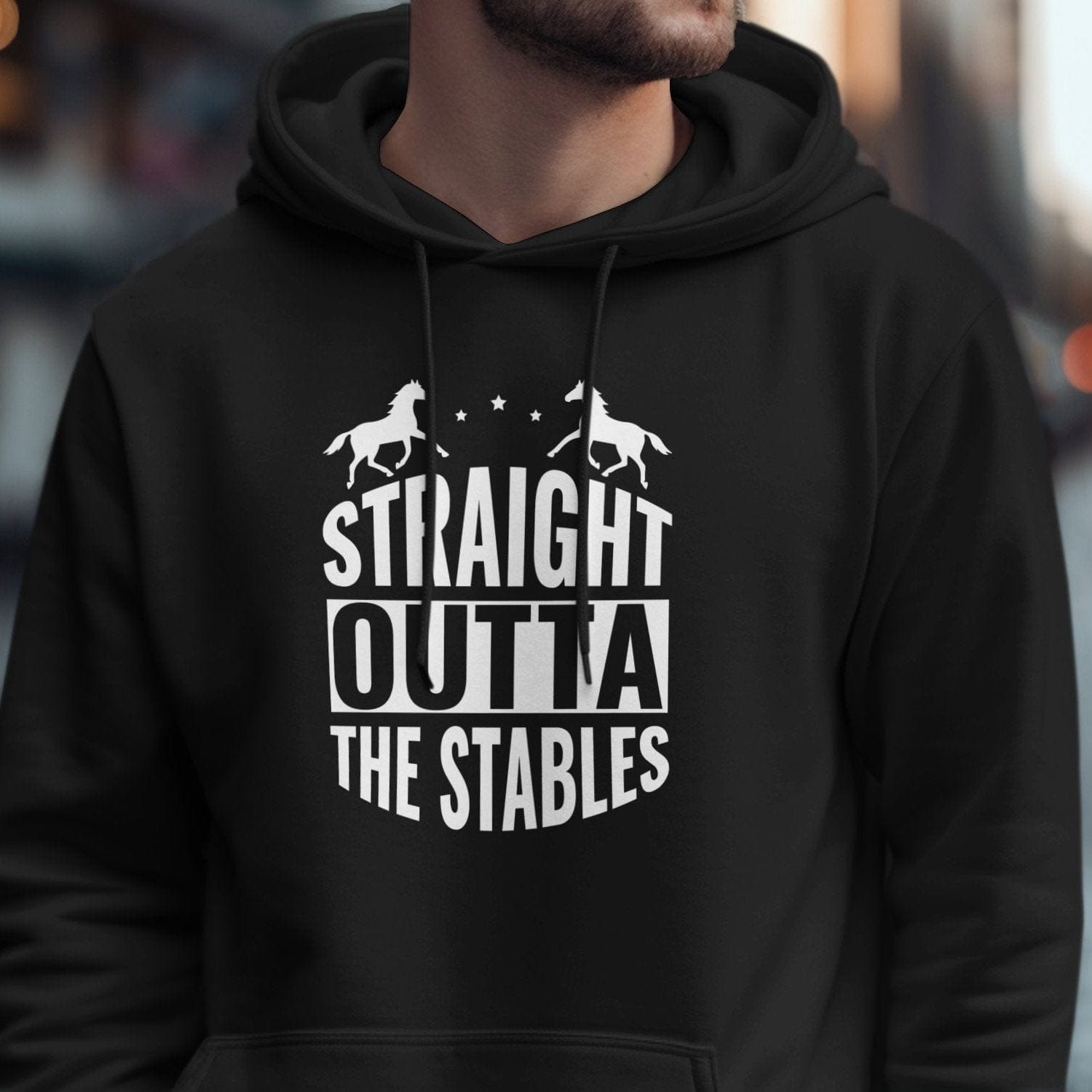 Unisex Hoodie Straight Outta The Stables Hoodie