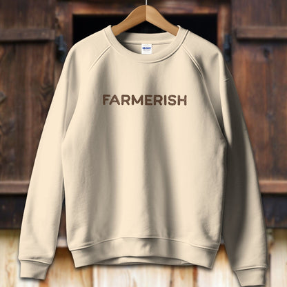 Unisex Shirt Adult Sweatshirt / S / Sand Farmerish Shirt