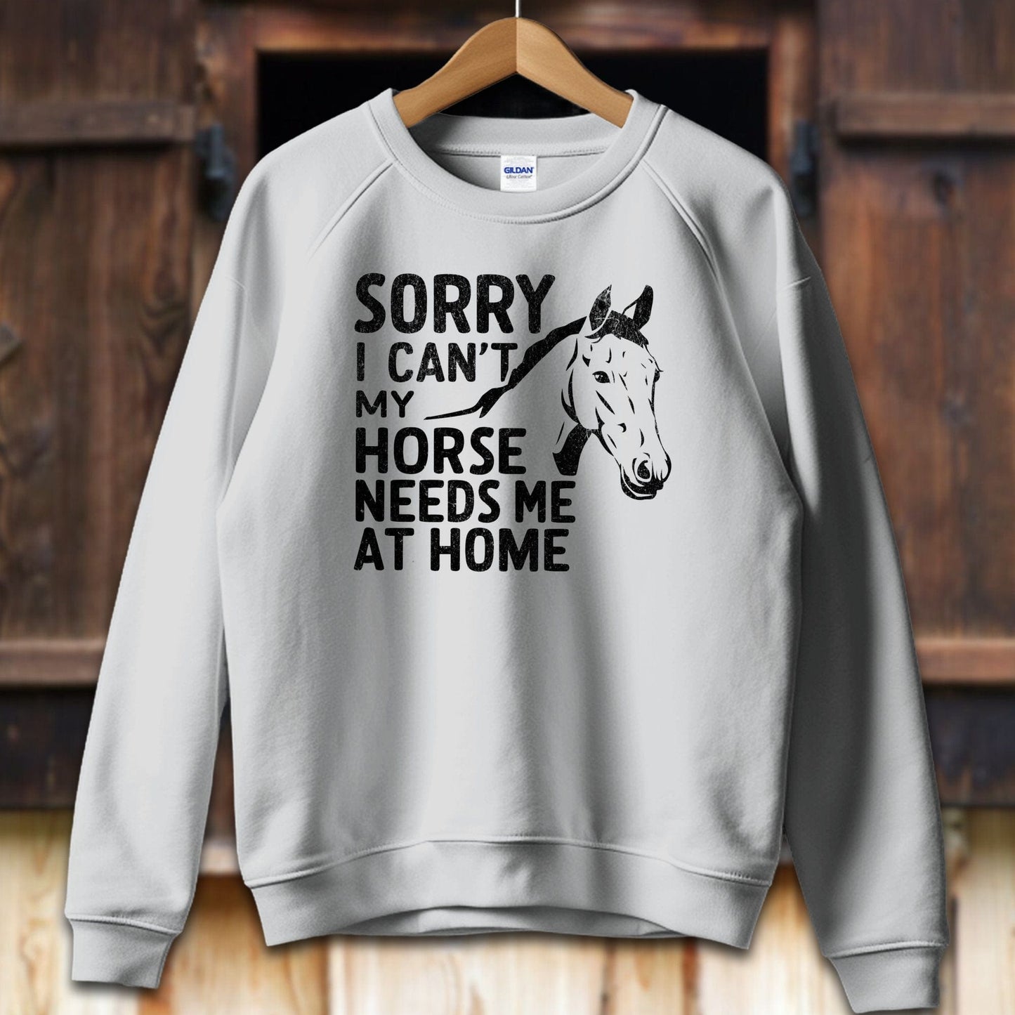 Unisex Shirt Adult Sweatshirt / S / Sport Grey Sorry I Can't Shirt