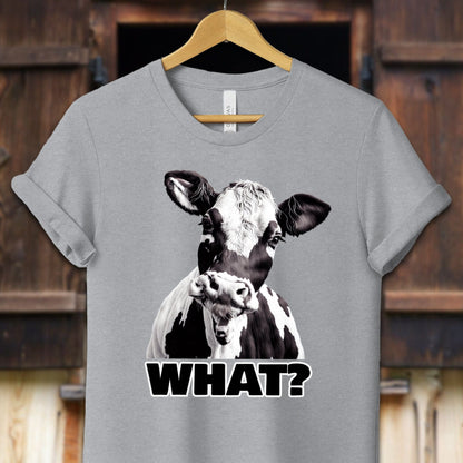 Unisex Shirt Adult T-Shirt / XS / Athletic Heather Cow Shirt