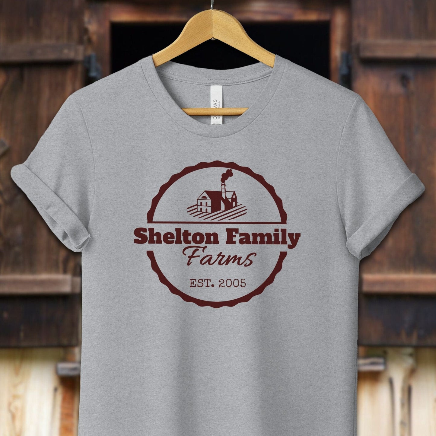 Unisex Shirt Adult T-Shirt / XS / Athletic Heather Personalized Farm/Ranch Shirt