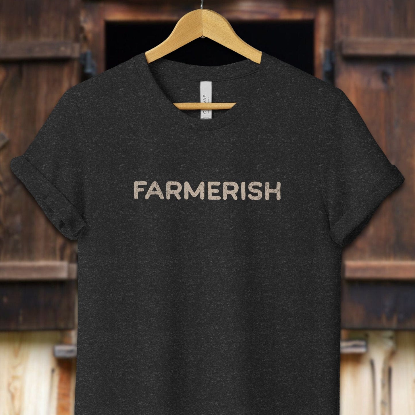 Unisex Shirt Adult T-Shirt / XS / Black Heather Farmerish Shirt