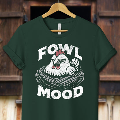 Unisex Shirt Adult T-Shirt / XS / Forest Fowl Mood Shirt