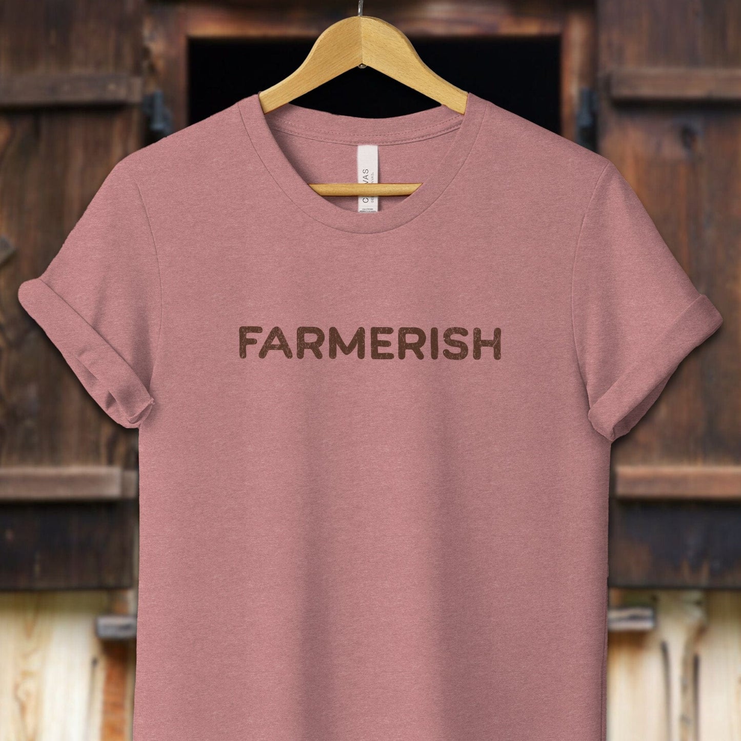 Unisex Shirt Adult T-Shirt / XS / Heather Mauve Farmerish Shirt